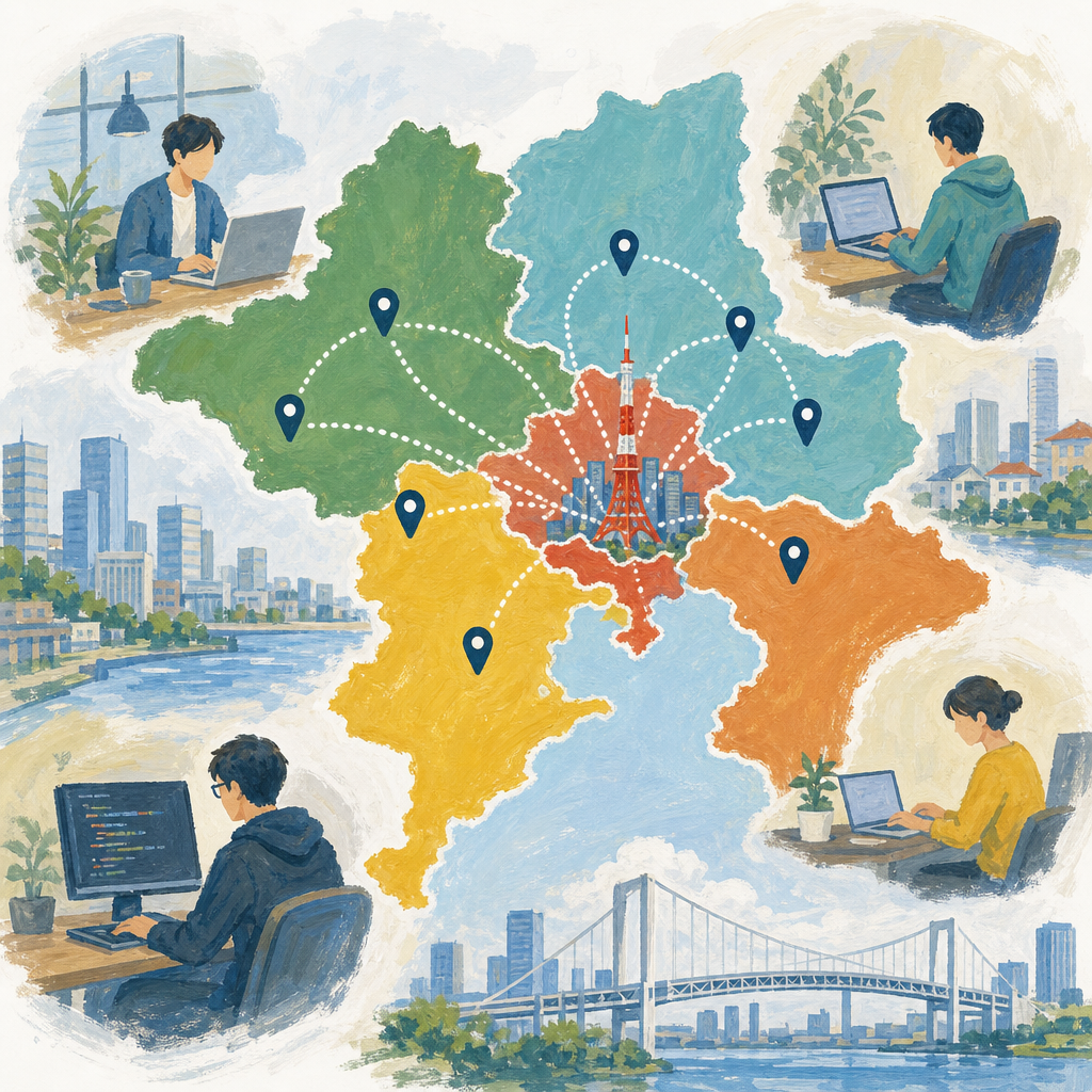 東京・一都三県で独立エンジニアが見る案件分布